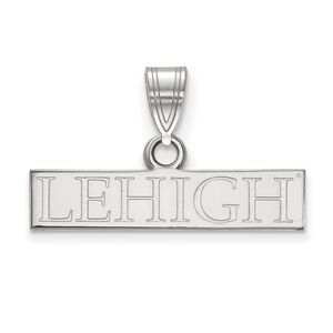 10k White Gold Lehigh U Small Pendant